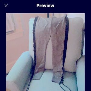 Dress legging full side tie ups